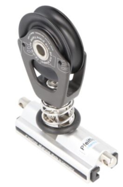 Genuaschlitten für Schot max. 10mm, stufenlos mit Stopper