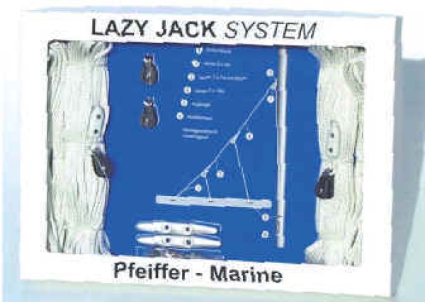 Großsegel Lazy-Jack-System bis 30 Fuß