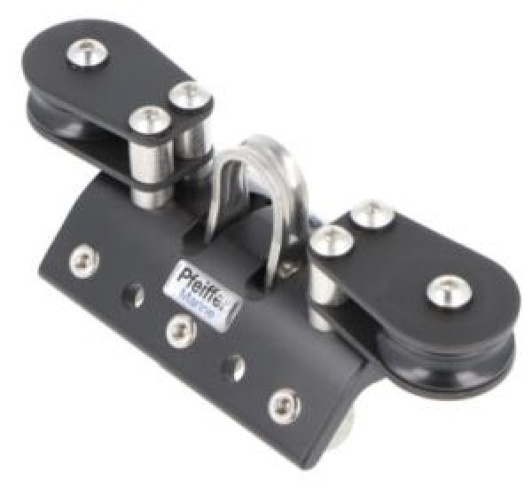 Traveller Schlitten, 4 Rollen und Umlenkung, Stahlkugellager 190g