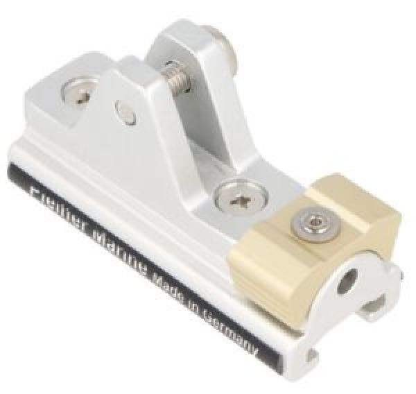 Klapp-Verdeckschlitten mit Unterteil für Schiene 20x3mm