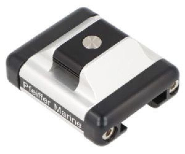 Stopper mit Rastknopf, Silber