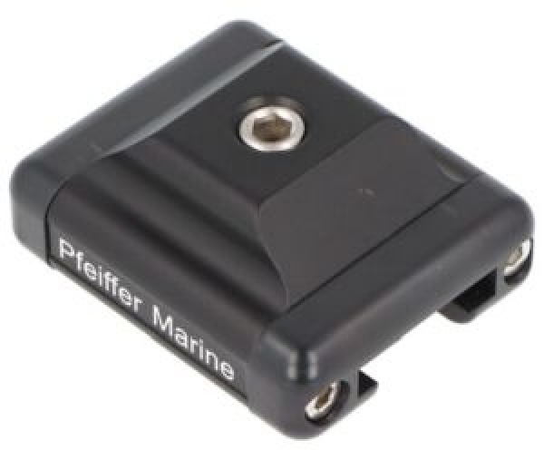 Stopper mit Schraube, schwarz