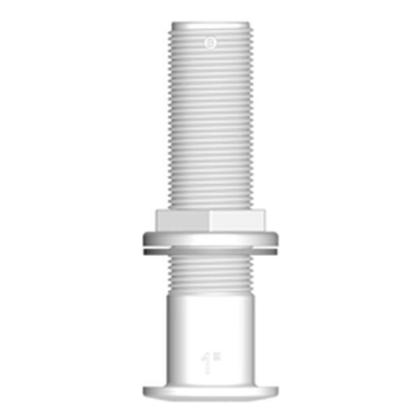 Trudesign lange Borddurchführung weiss 1''