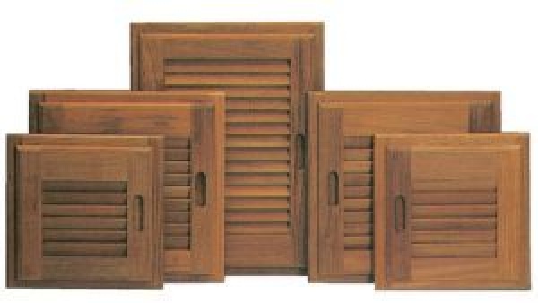 Roca Lamellentür Teak  280x280mm links