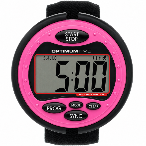 Optimumtime Regattauhr Pink