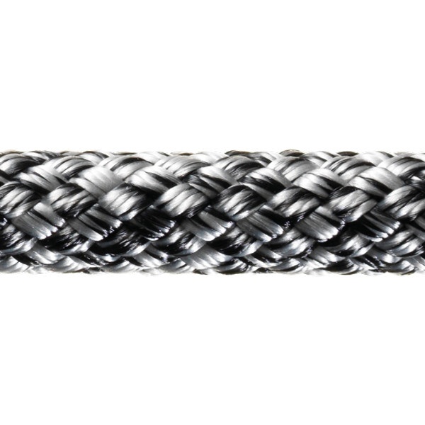 Robline Sirius 500 1 Meter Ø 8mm silber/schwarz