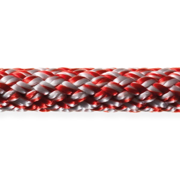 Robline Sirius 500 1 Meter Ø 10mm silber/rot