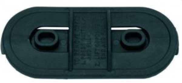 Verschlussklappe KST Schwarz 72 x 207mm Furlin RB und R