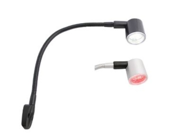 LED Kartentischleuchte Silber matt