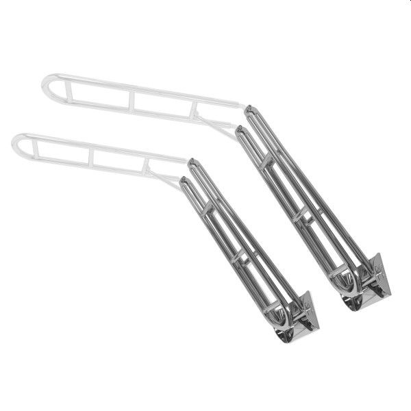 Batsystem zusammenfaltbarer Davit-Satz (2 Stück) Rohr D=32mm für für gerades Heck mit Hebetalje