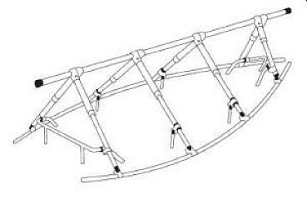NOA Decksgestell Extra 4,2 x 13 m