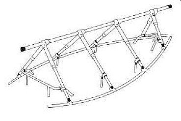 NOA Decksgestell Extra 4,2 x 14m