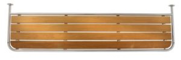 Heckplattform für Motorboot Teak, B=1900mm, H=500mm