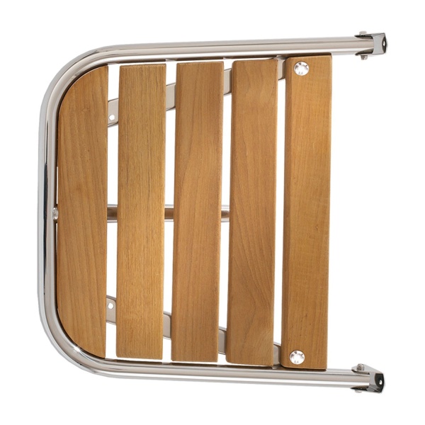 Heckplattform für Motorboot Teak, B=500mm, H=450mm