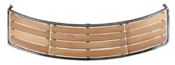 Heckplattform für Motorboot Teak, B=2000mm, H=700mm