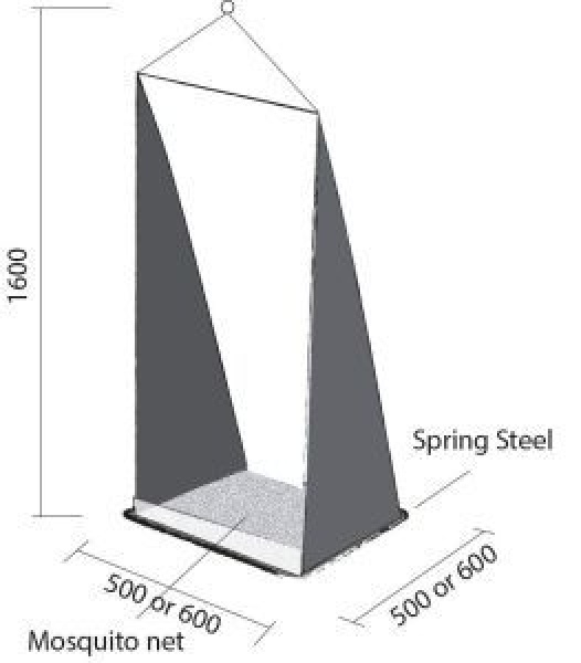 Windsack Cabin Breeze mit Moskitonetz 50x50