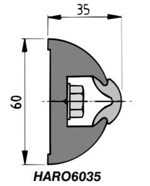 Vetus Scheuerleiste HAROWL weiß, ohne Keder - Zusatzbild 1