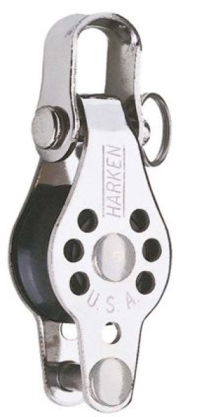 Harken22mm Micro Block mit Hundsfott und Schäkel