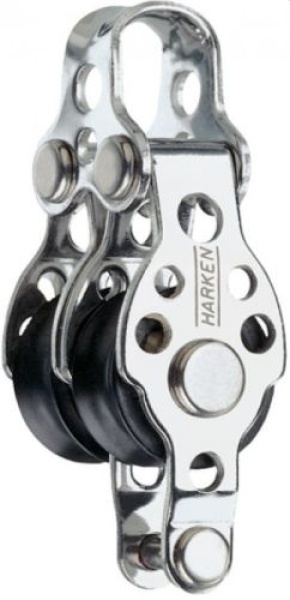 Harken 16mm Doppelblock mit Hundsfott