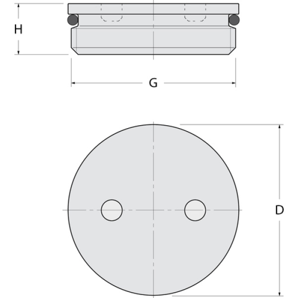 Guidi Deck-Einfüllstutzen aus Bronze - Zusatzbild 1