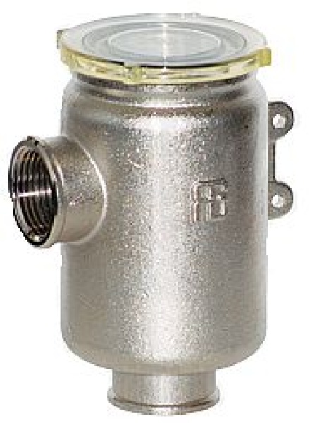 Nickel-beschichtetes Bronze Kühlwasserfilter mit NIRO 8180 l/h bei 1 bar