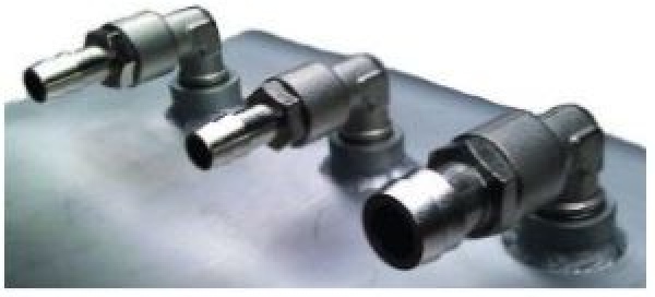 Niro-Kraftstoff-Einbautank 50l (LxBxH) 70x20x35cm