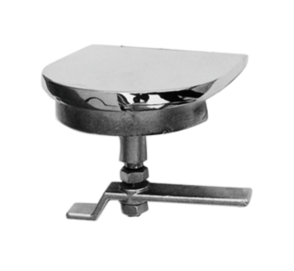 NIRO Einlaßgriff mit Drehverschluß mit Abdeckkappe