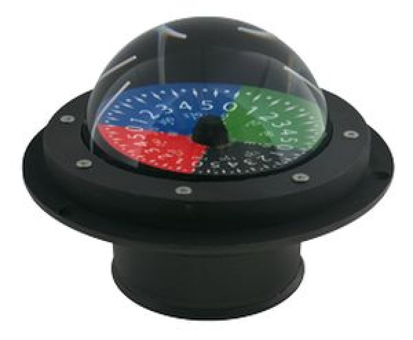 Kompass Modell Tactica, Einbaukompass, 12V, Rose Ø80mm