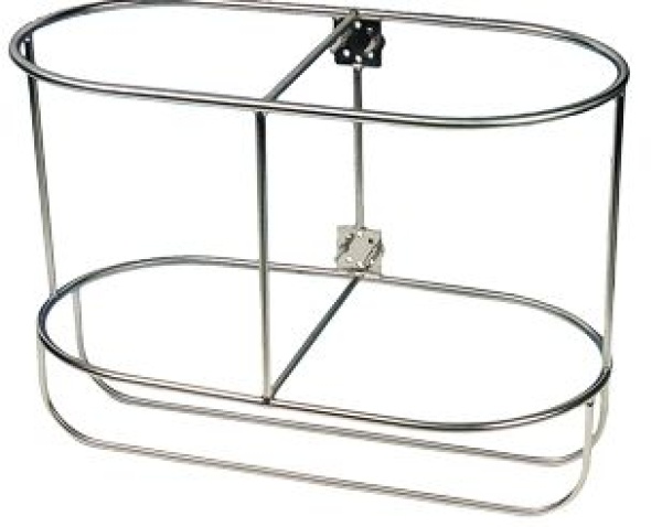 NIRO Fenderkorbe, gerades Modell für 2 Fender, (Majoni