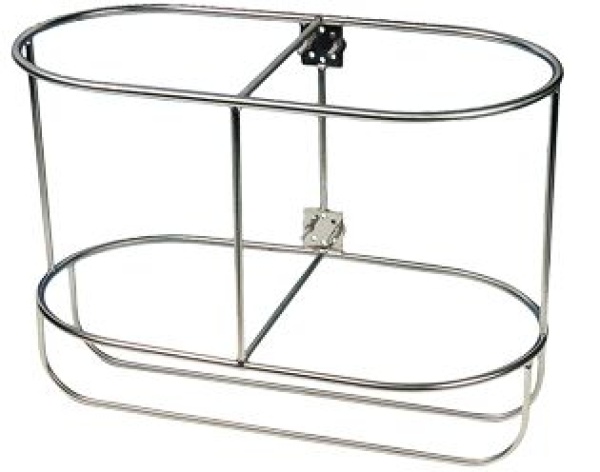 NIRO Fenderkorbe, gerades Modell für 2 Fender, (Majoni