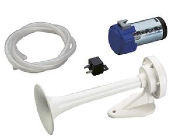 ABS Signalhorn mit Kompressor, Einklang, L=250mm, 12V
