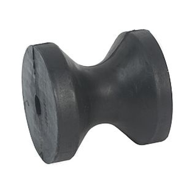 Bugrolle, 76xØ76mm, Bohrung 12mm (gegossenem Gummi)