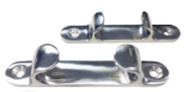 NIRO Lippklampe, L=130mm, max. Leine Ø16mm (Preis pro Stk)