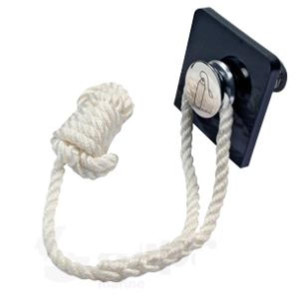 NIRO Fenderhaken,Bohrung Ø35mm, Länge 60 mm, Außenmaß