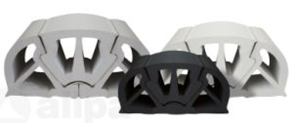 PVC Scheuerleiste, B = 125mm, Weiß