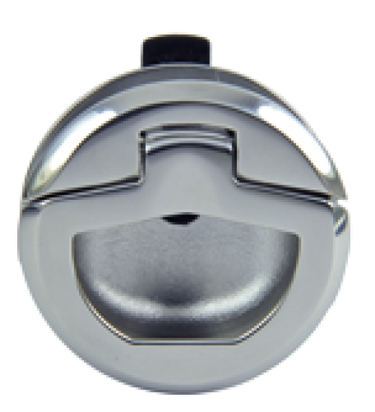 NIRO Einlaßgriff mit Drehverschluß, A=9-22mm, B=19-25m