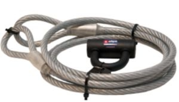 Robustes Schloss mit Kabel, 3m