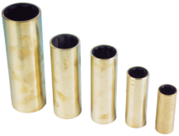 Neopren Welle Messing Gehäuse Ø25mm L=100mm