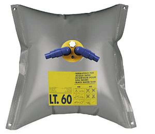 Flexible Fäkalientank, 55l, 950x950mm (lxb), Gewicht 0,75 kg