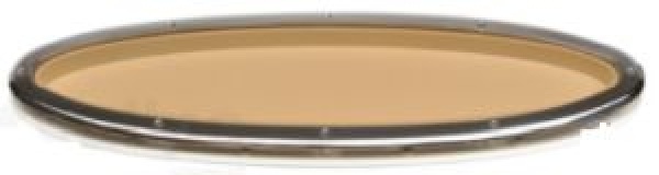 Festes Bullauge NIRO, 151 x 490 mm