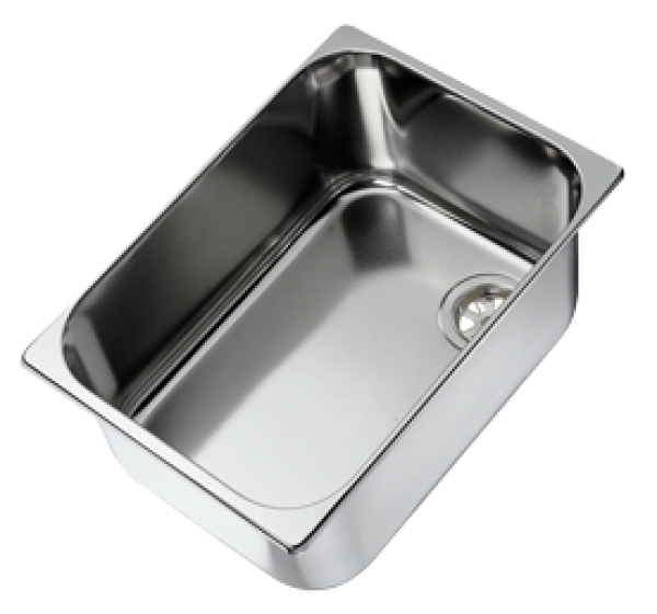 NIRO Spülle, rechteckig, Außenmaß 320x260mm, Tiefe 150