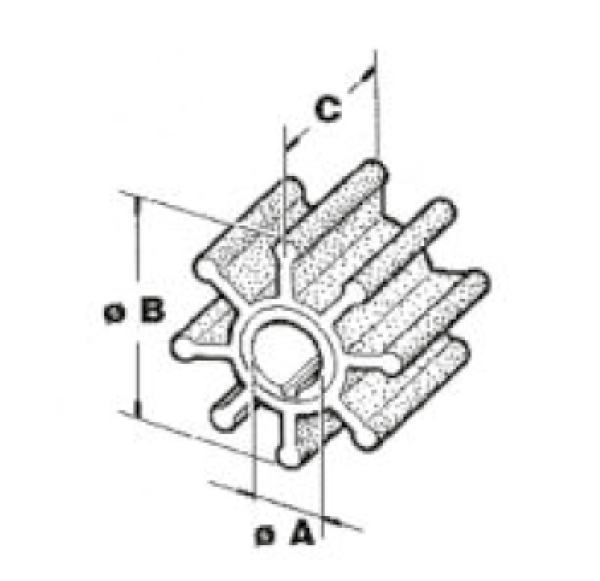 Impeller - Jabsco - Zusatzbild 2