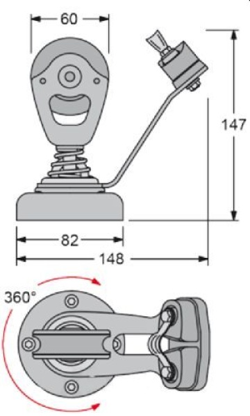 Swivelarm mit Servo Klemme