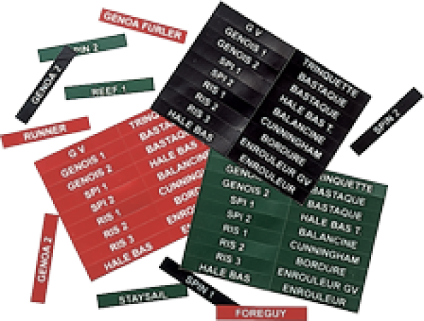 54 Aufklebern (Englisch) (Für Cam 611)