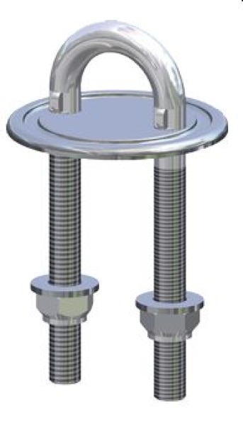 Antal NIRO U-Bolt für Blöcke Serie OPF-70