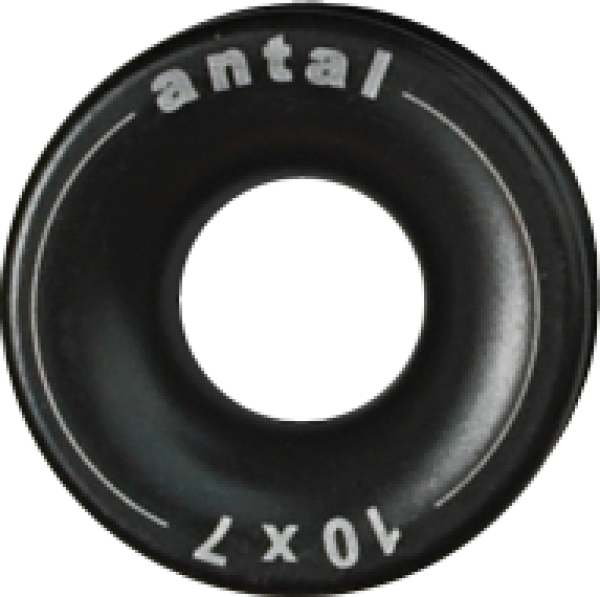 Antal Aluminium Low Friction Ringe, D1=10mm, D2=25mm, Ø