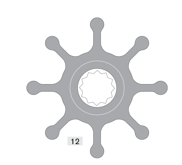 Johnson Pump Impeller 1028B-9