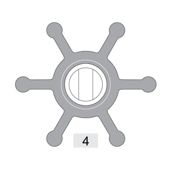 Johnson Pump Impeller 806B-1
