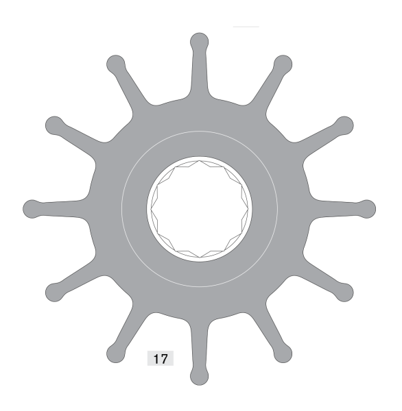 Johnson Pump Impeller 814B