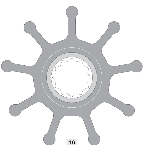 Johnson Pump Impeller 820B
